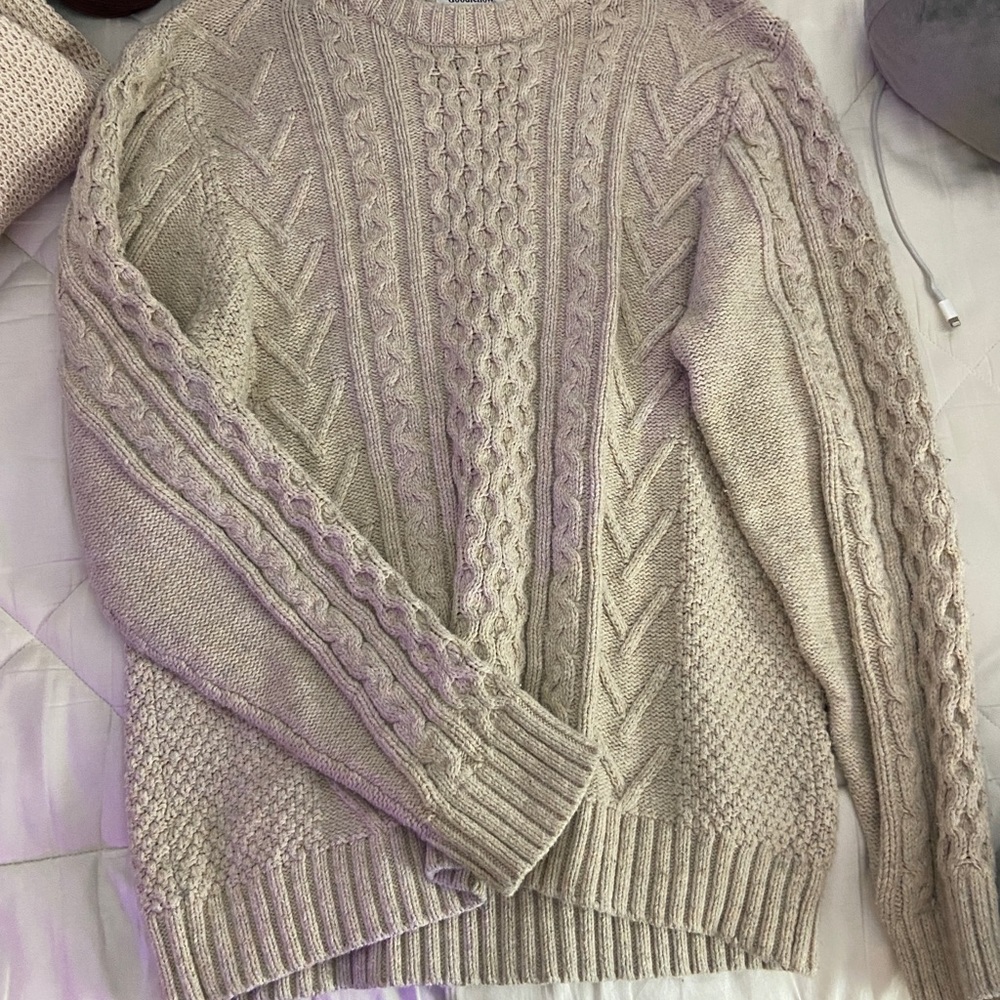 target men’s cable knit sweater